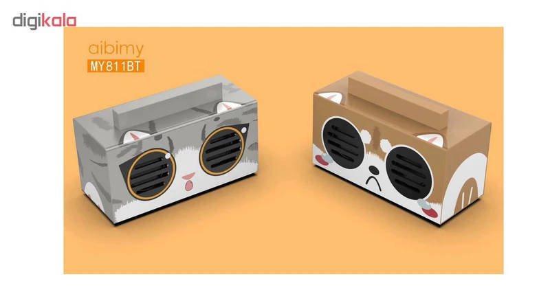 Portable bluetooth retro new creative speaker, cartoon gift