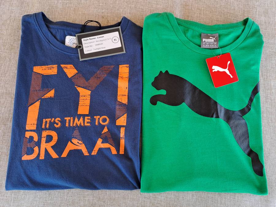 Lizzard & Puma Mens short-sleeve tee shirts  size X-Large (XL) - 2 shirts