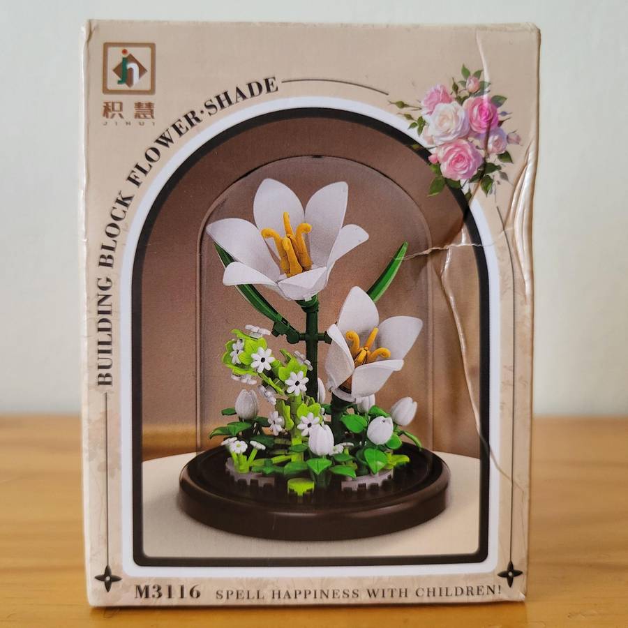 Eternal Lily Building Blocks | With Dome Cover