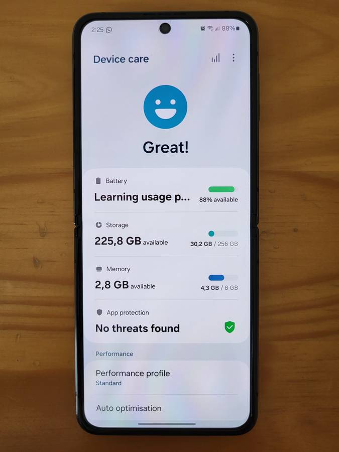 MINT SAMSUNG Z FLIP 4 256GB | BOXED WITH ACCESSORIES