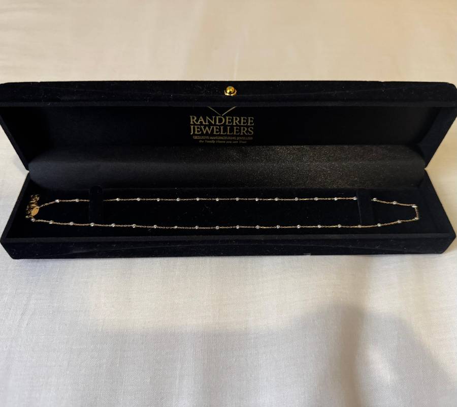 18K Gold Beaded Chain | 45cm