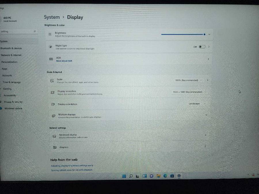 AIO 21.5 INCH GENERAL TOUCH  PC FOR SALE !!!!