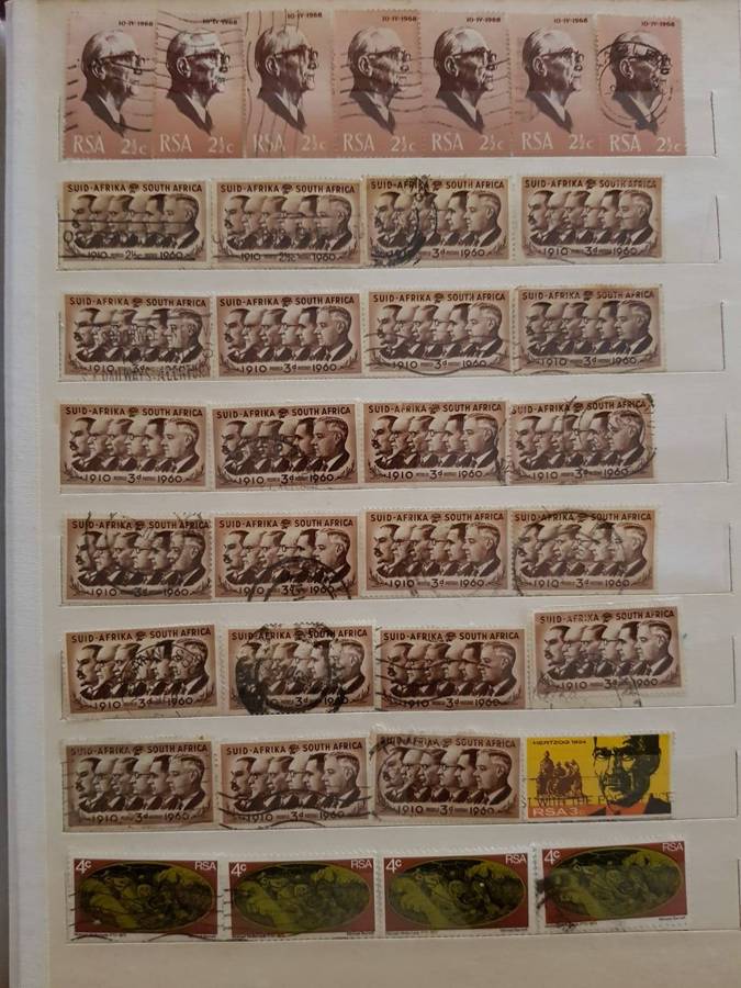 RSA STAMPS WITH SOME VERY GOOD POSTMARKS