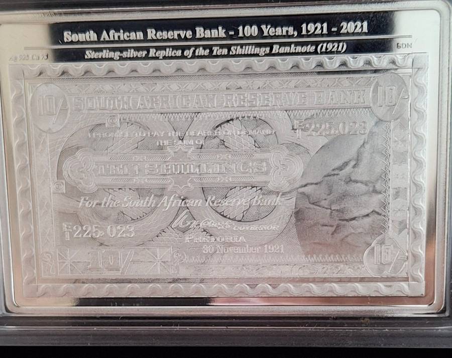 2021 RSA RESERVE BANK CENTENARY SET