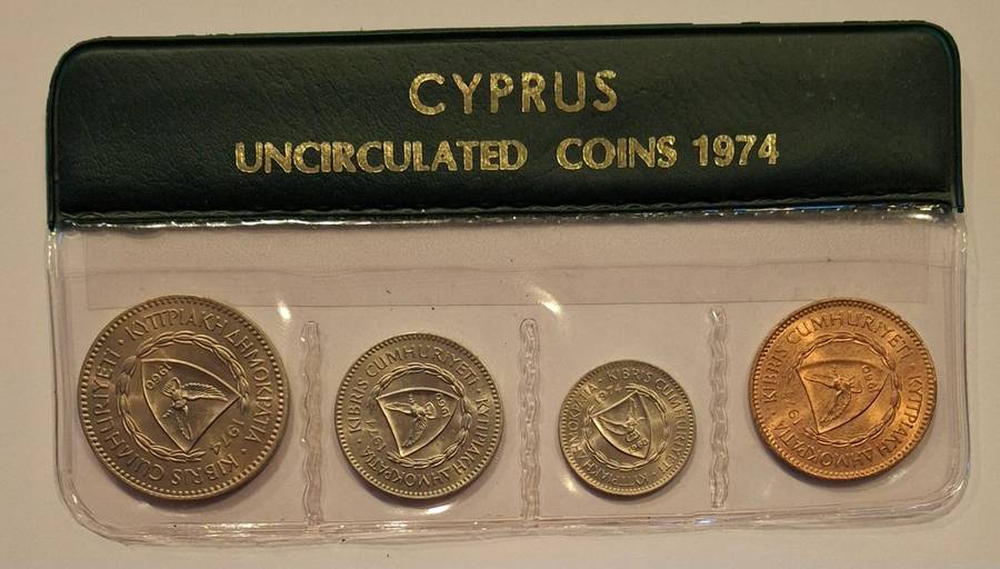 1974 - CYPRUS UNCIRCULATED COIN SET