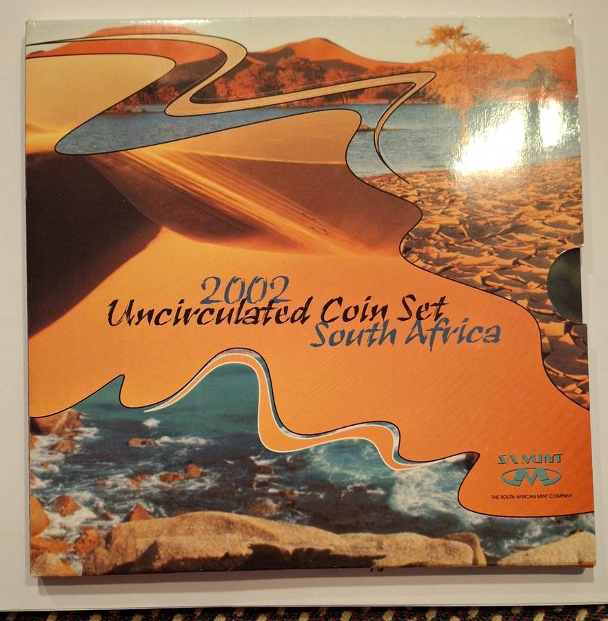 2002 -  RSA UNCIRCULATED COIN SET [INCLUDES THE RARE 1c AND 2c MEDALLIONS]