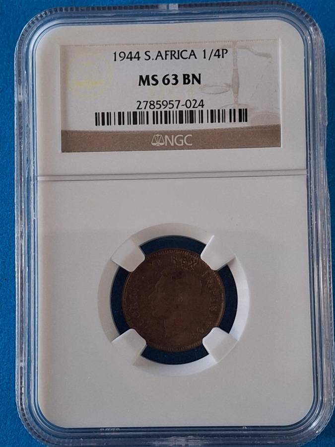 MS63BN - 1944 1/4 Penny (FARTHING)