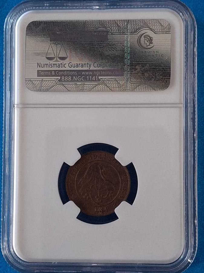 MS63BN - 1944 1/4 Penny (FARTHING)