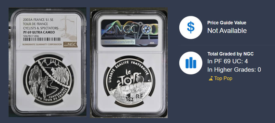 PF 69 - 2003 FRANCE 1.5 EURO  [tour de France] ------THERE IS NONE BETTER!!!!!!!