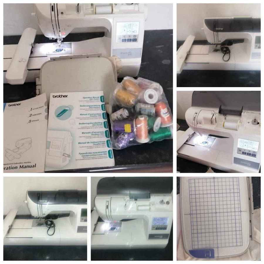 Once used brother innovis 750e embroidery machine