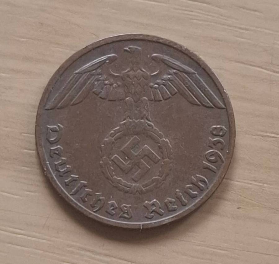 DEUTSCHES REICH 1 Reichspfennig 1938 D (München, Germany) - superb collectible condition!
