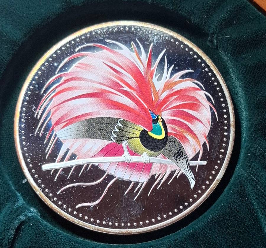 PAPUA NEW GUINEA 25 Kina 1994, 4.0444 oz silver, 900/1000 Ag, rare Proof coin