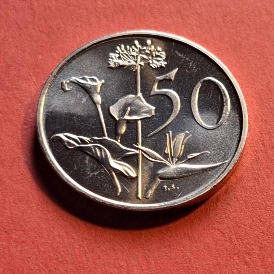 SOUTH AFRICA 50 Cent 1975 - in excellent condition!!