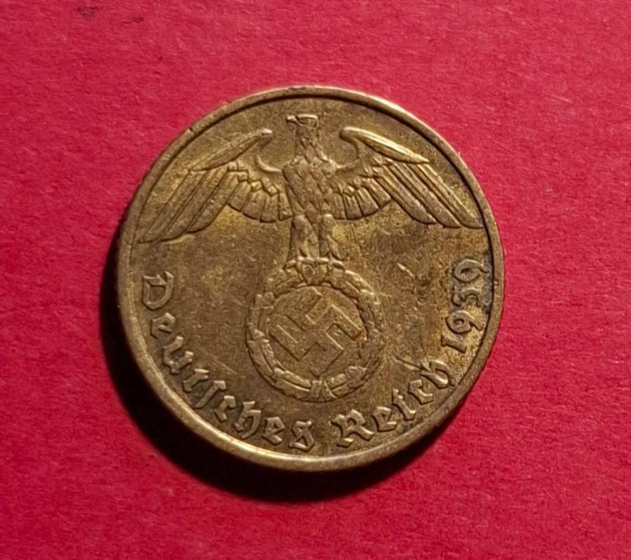 DEUTSCHES REICH 5 Reichspfennig 1939 A (Germany) - collectible condition!