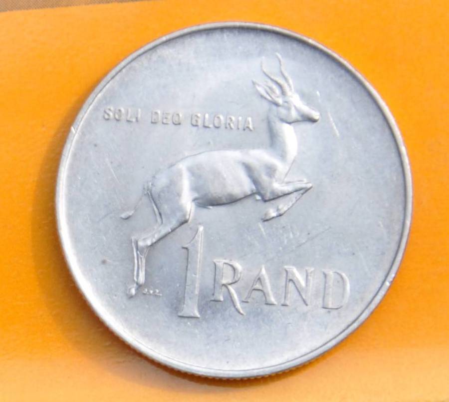 Silver R1 1966 Suid-Afrika - UNC