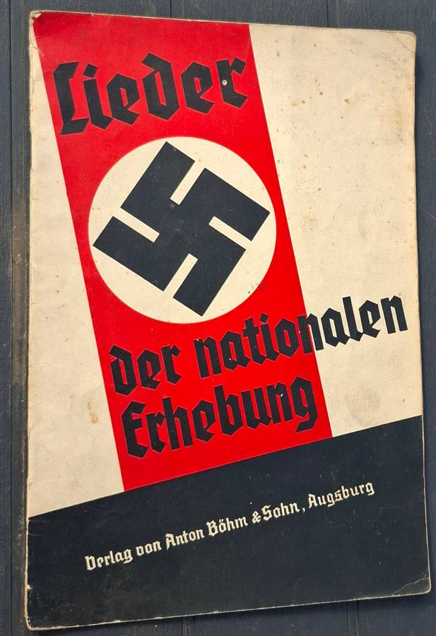 DEUTSCHES REICH original song book Lieder der nationalen Erhebung, NSDAP (Germany)