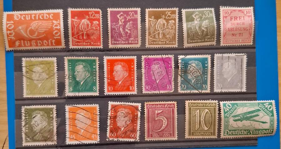 DEUTSCHES REICH - Germany, lucrative stamp lot - Weimar Republic