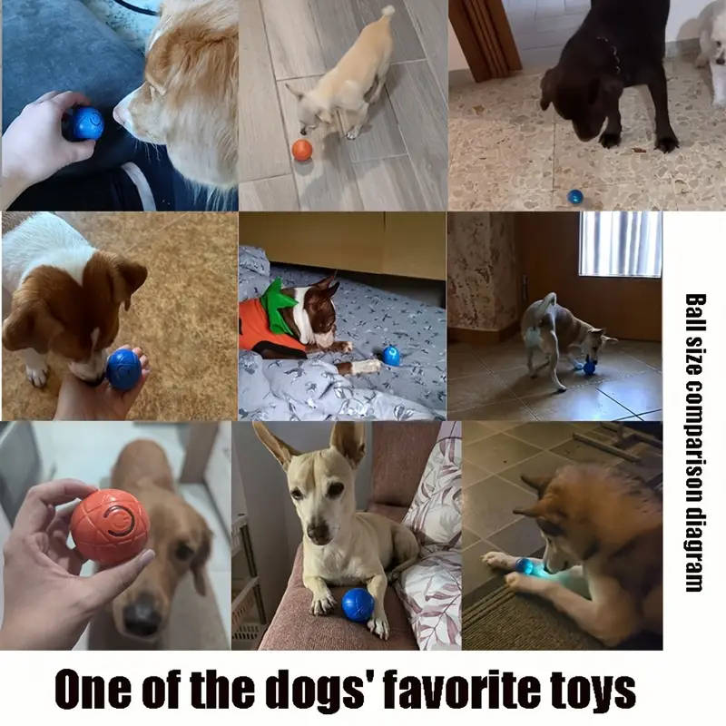 DOG BOUNCING BALL TOY