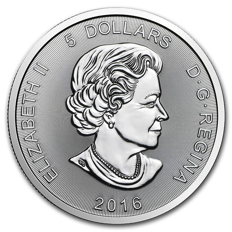 Canadian 1oz Silver Coin Cougar 2016 in Capsule