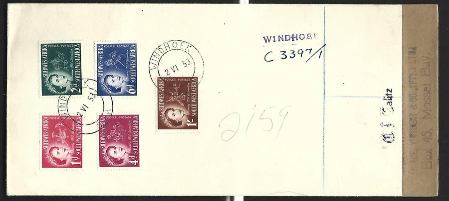 SWA-FDC-Coronation - Dated 2/June 1953