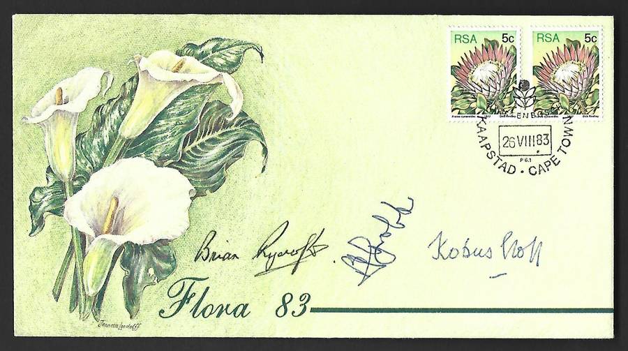 RSA FDC Flora 83 -Variety- Signed by three members