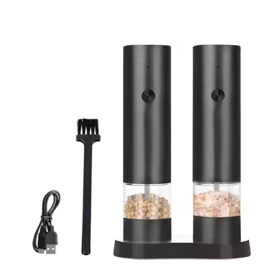 Rechargeable Electric Salt & Pepper Grinder Set
