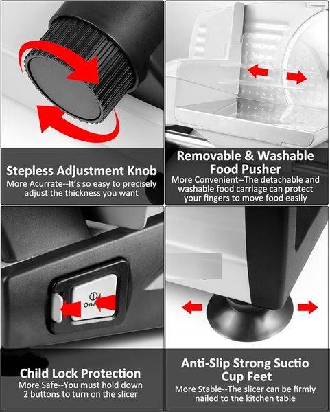 RAF Electric Food Slicer R.8800