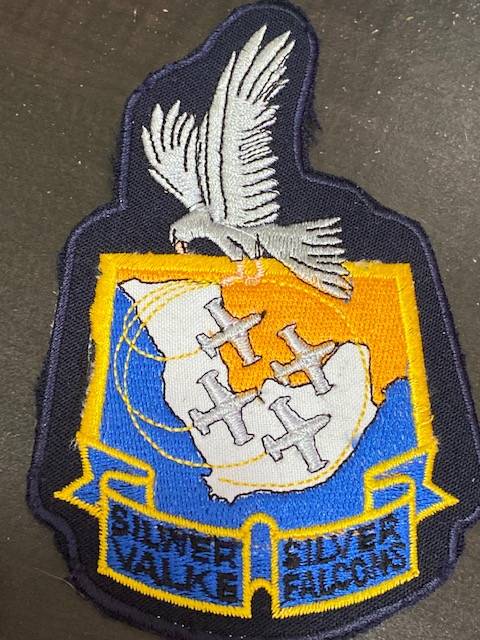 Silver Falcon Aerobatic Team Patch. 4th Variation.