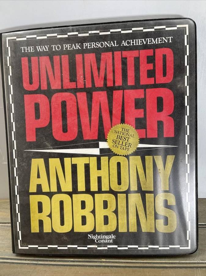 ANTHONY ROBBINS UNLIMITED POWER 6 AUDIO CASETTES