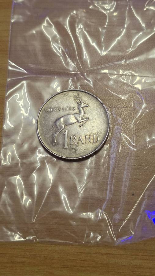 1966 SA SILVER 1 RAND ( AFRIKAANS )