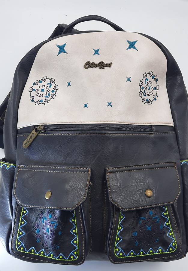 ##COTTON ROAD BACKPACK## SUPER NICE### IN BLACK/CREAM