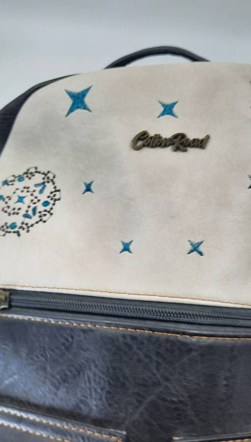 ##COTTON ROAD BACKPACK## SUPER NICE### IN BLACK/CREAM