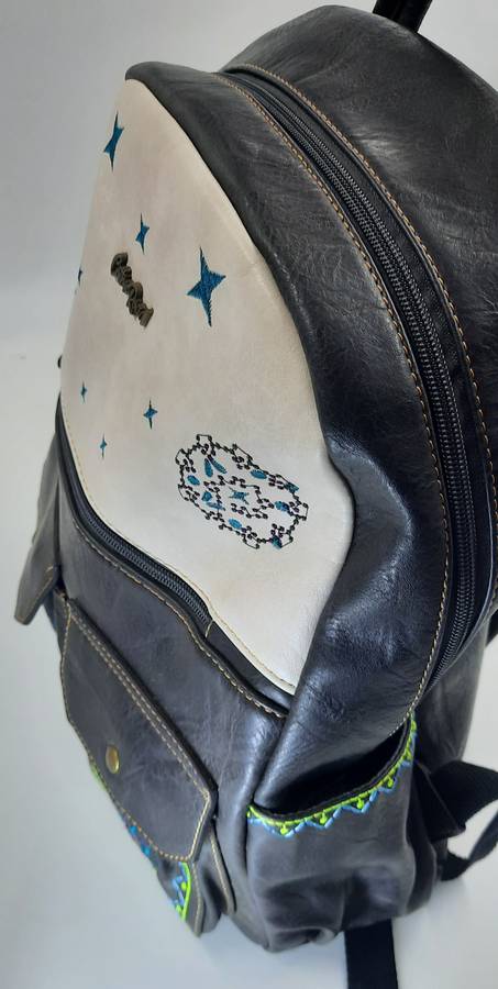 ##COTTON ROAD BACKPACK## SUPER NICE### IN BLACK/CREAM