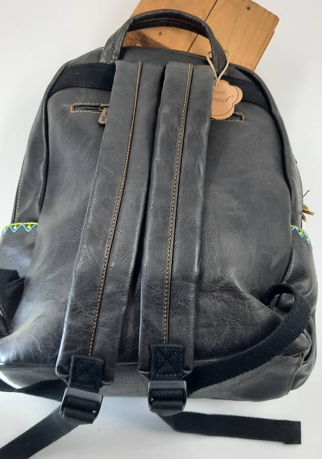 ##COTTON ROAD BACKPACK## SUPER NICE### IN BLACK/CREAM