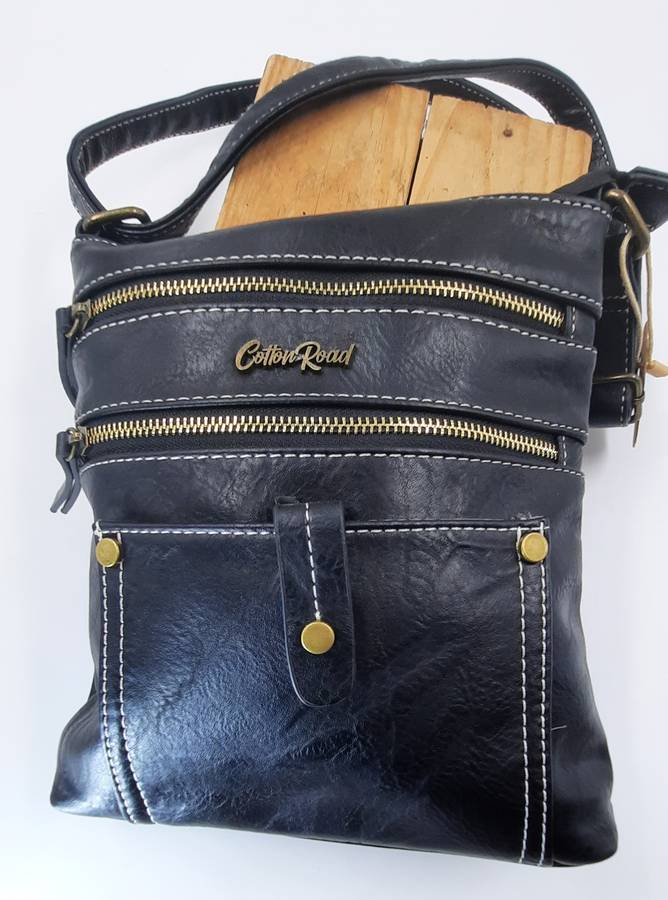 ##SUPER STYLISH## COTTON ROAD SLING/SHOULDER BAG IN BLACK!! ##VERY NICE##