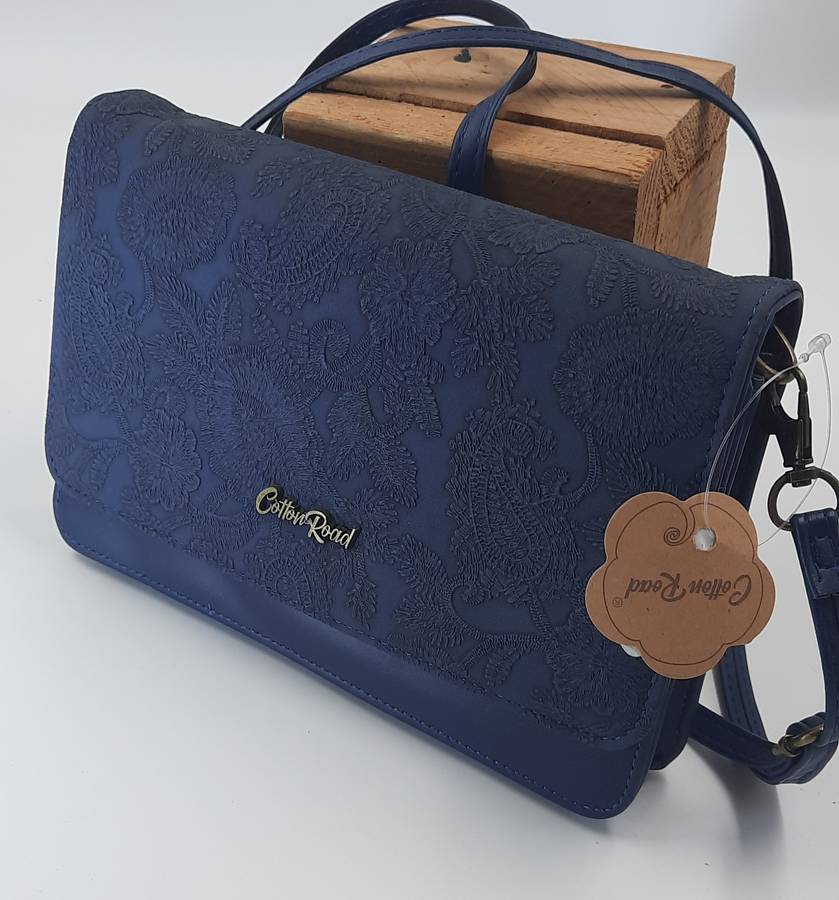 COTTON ROAD SLING PURSE! IN BLUE!@@VERY NICE SLING PURSE##