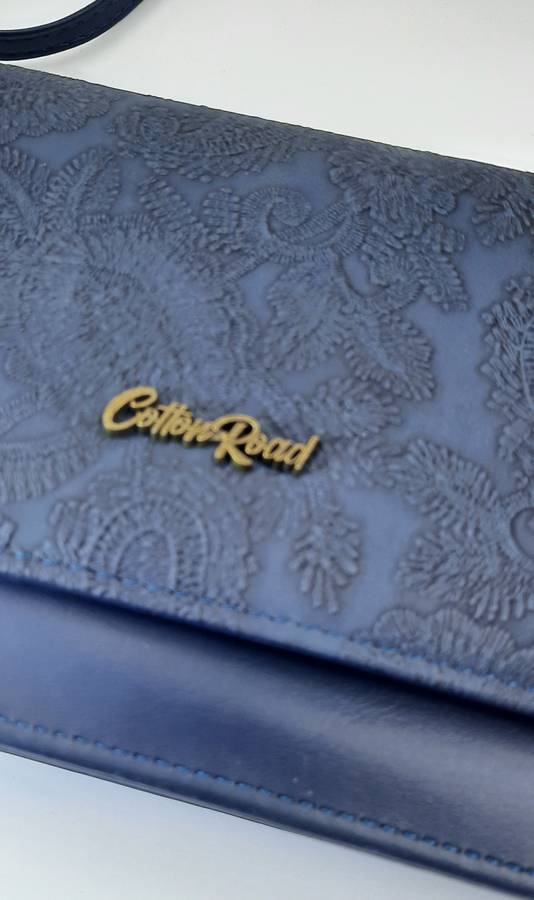 COTTON ROAD SLING PURSE! IN BLUE!@@VERY NICE SLING PURSE##