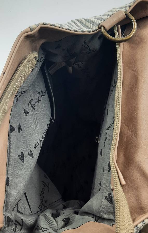 Backpack in dusty pink or light beige! TROOCOLOR(COTTON ROAD)Awesome bag!