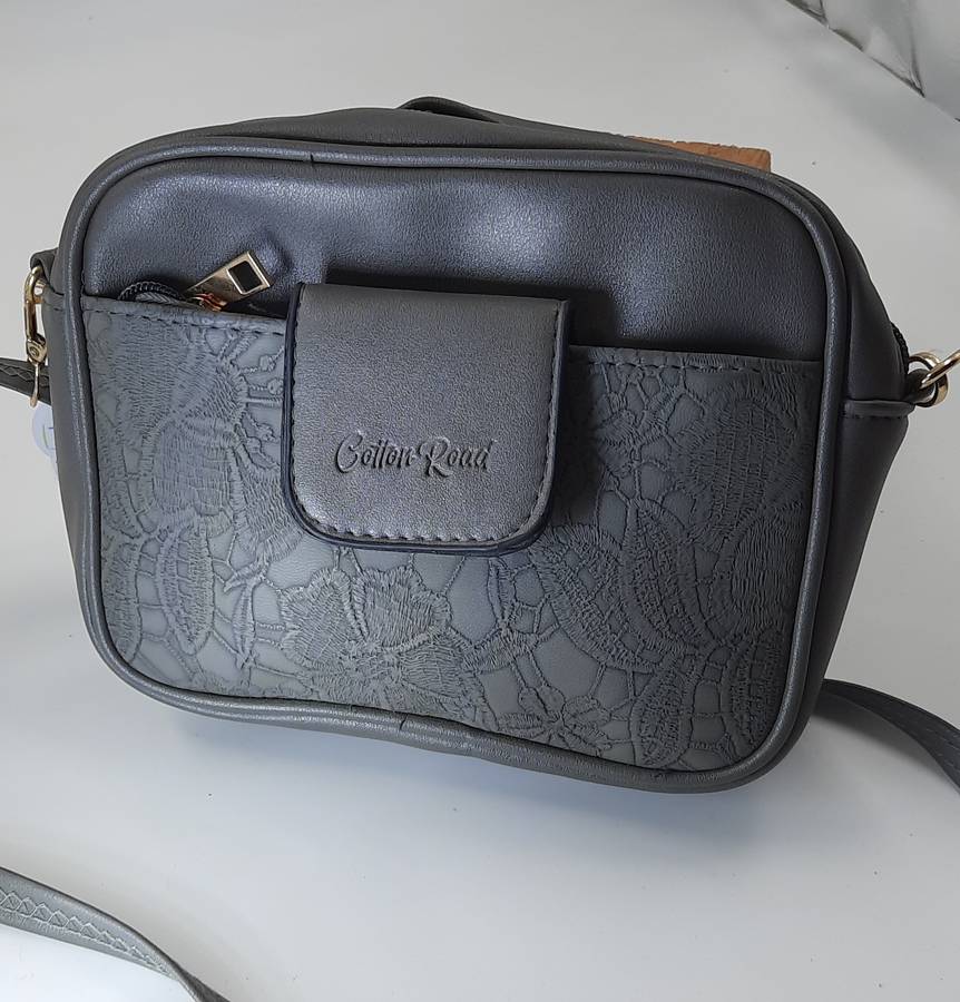 COTTON ROAD SLING BAG IN DARK GREY