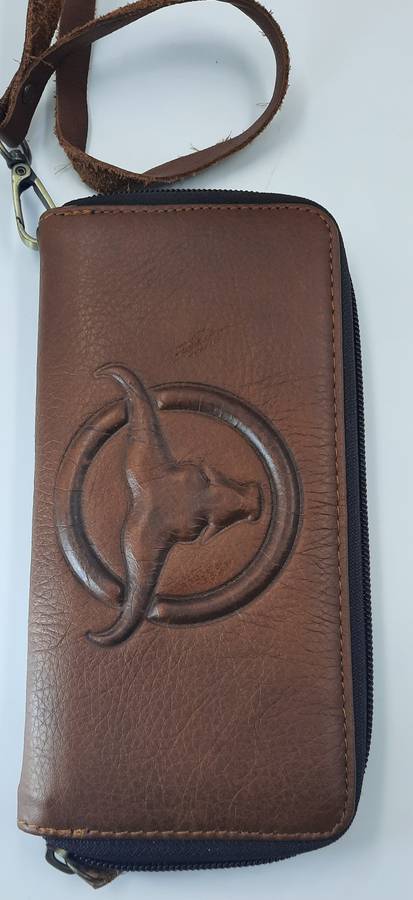Genuine Leather Cowhide Purse/Wallet by Vivace - Stunning Light Brown