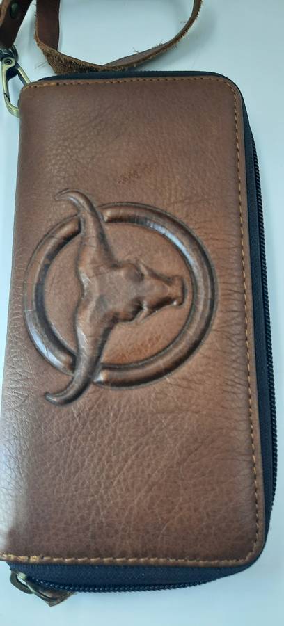 Genuine Leather Cowhide Purse/Wallet by Vivace - Stunning Light Brown