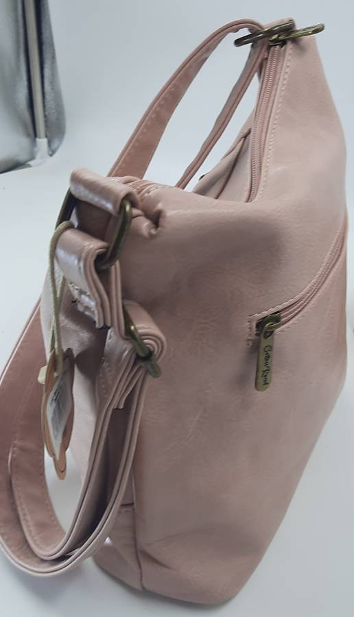 Cotton Road shoulder sling in PINK with heart design! Stunning and sophisticated!