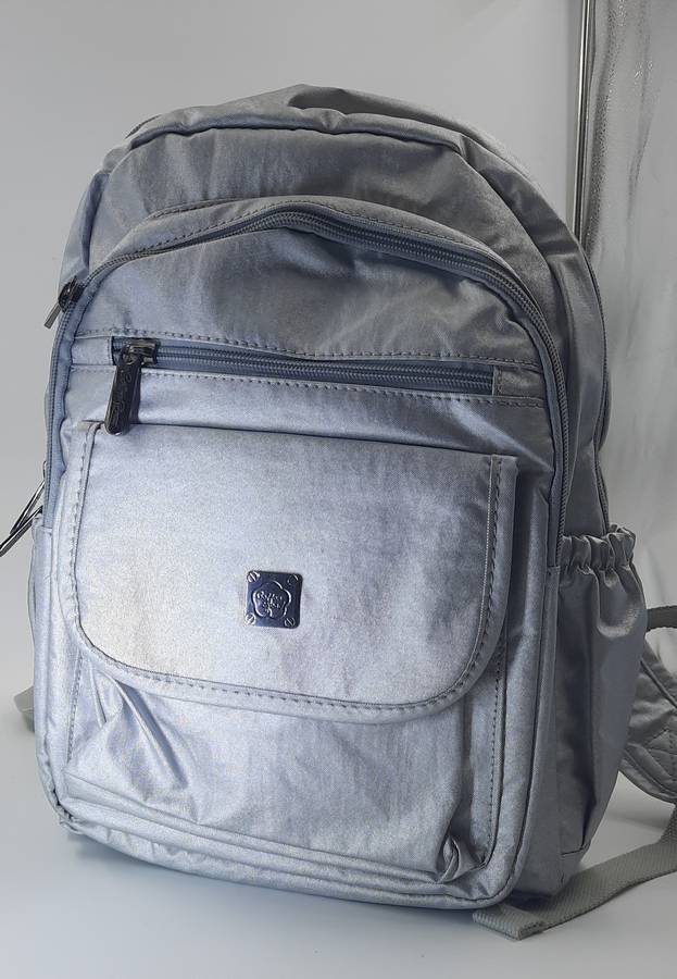 Cottton Road backpack in light silver! Modern and sophisticated look!Spacious backpack!