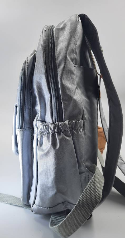 Cottton Road backpack in light silver! Modern and sophisticated look!Spacious backpack!