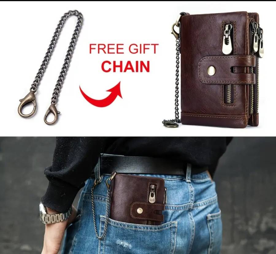 JEEP GENUINE LEATHER COWHIDE WALLET