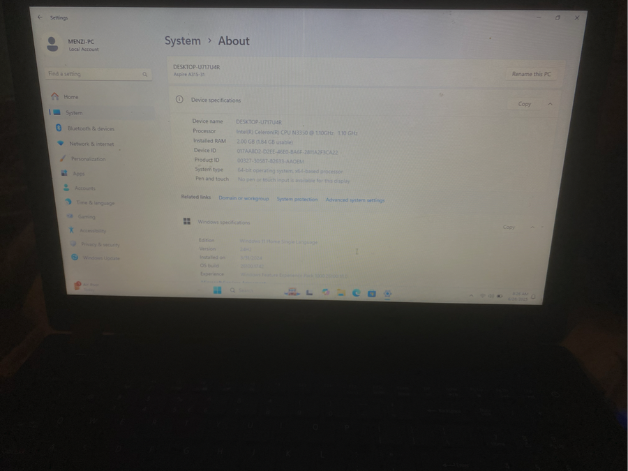 Acer aspire 3