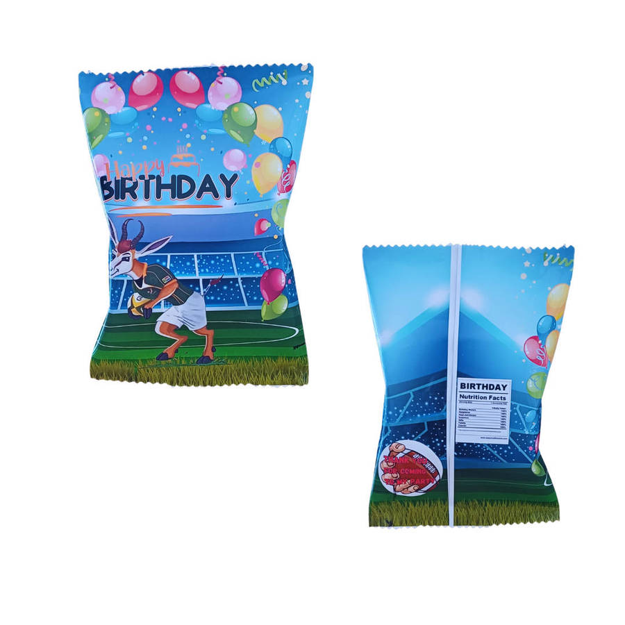 Party Pack X 10 Chip Bag 3 | Kids Birthday Party Favour Gift Pack U