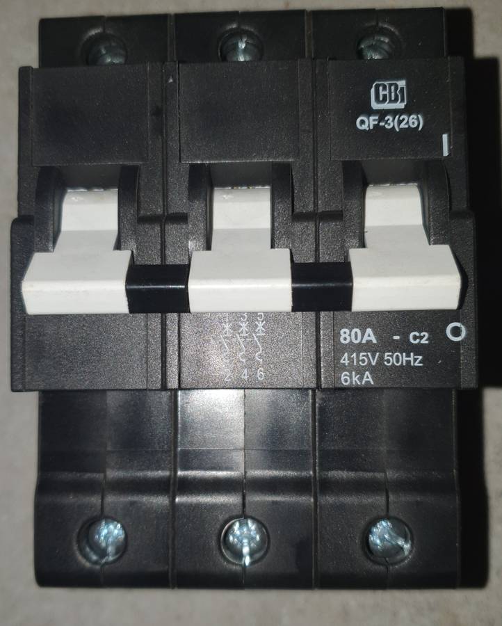 Samite C/B 3/P 80A C2 QFE38280