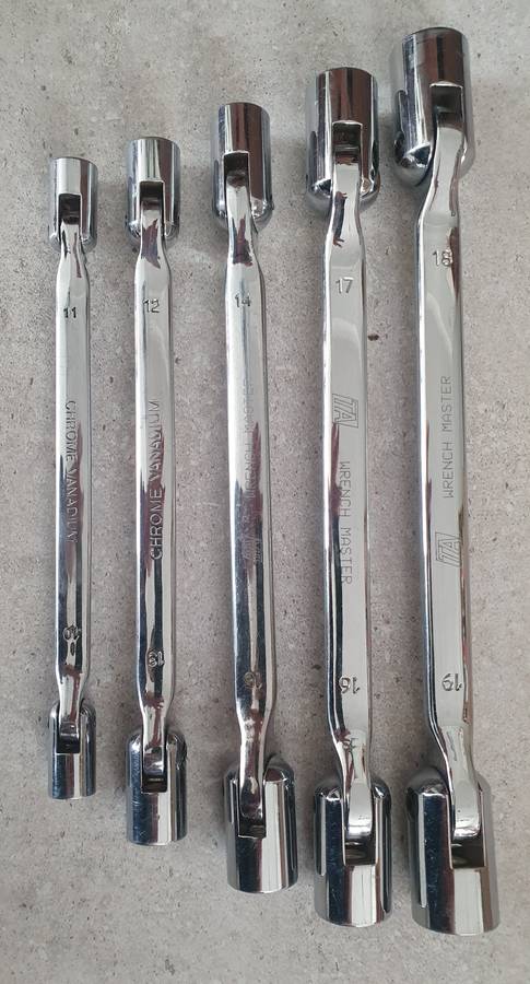 TA Wrench Master Double Flexible Socket Wrench 5 Piece Set