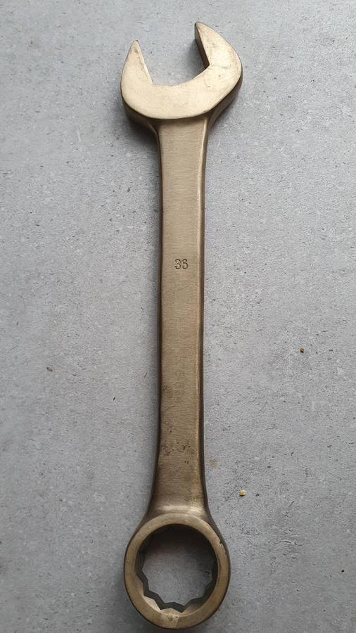 Kennedy Double End, Non-Sparking Combination Spanner, 36mm, Metric